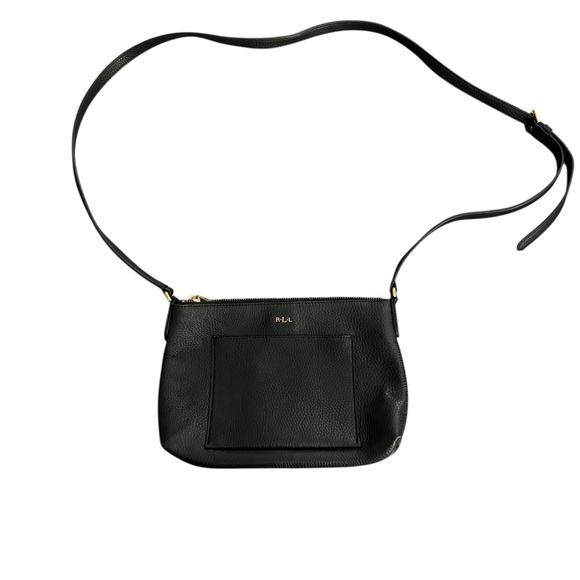 Ralph Lauren Black leather Crossbody Bag - Picture 1 of 3